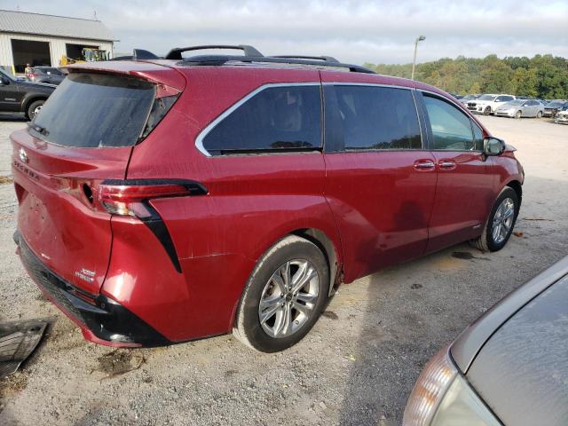 5TDXSKFC8MS027309 - 2021 TOYOTA SIENNA XSE MAROON photo 3