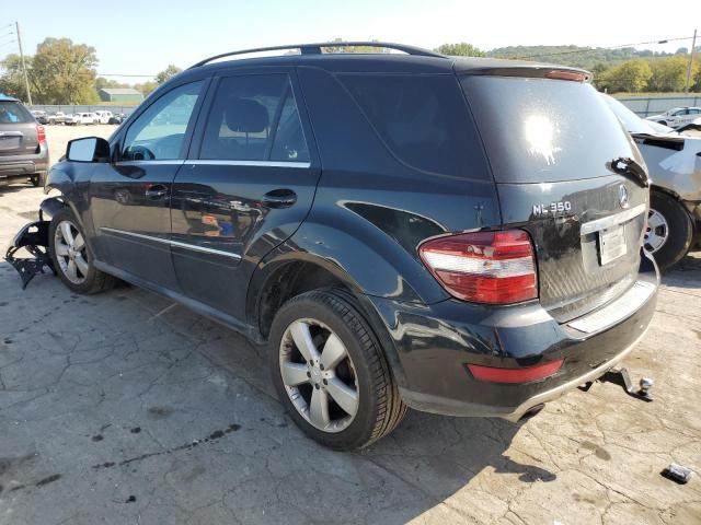 4JGBB8GB0BA716205 - 2011 MERCEDES-BENZ ML 350 4MATIC BLACK photo 2