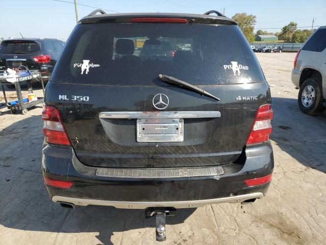 4JGBB8GB0BA716205 - 2011 MERCEDES-BENZ ML 350 4MATIC BLACK photo 6