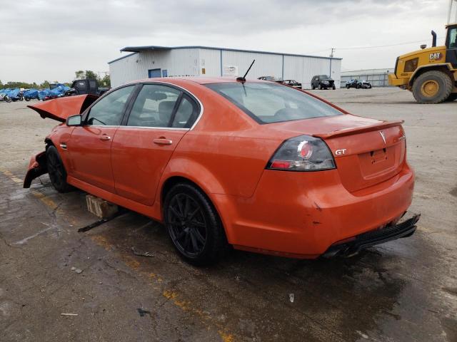 6G2EC57Y78L129604 - 2008 PONTIAC G8 GT ORANGE photo 2