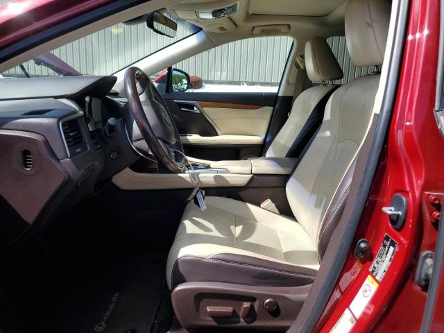2T2BZMCA8HC067923 - 2017 LEXUS RX 350 BASE RED photo 7