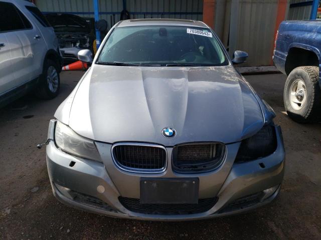 WBAPK7C54BA817183 - 2011 BMW 328 XI GRAY photo 5