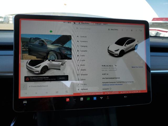 7SAYGDEE9RF186598 - 2024 TESLA MODEL Y 白色 照片 9