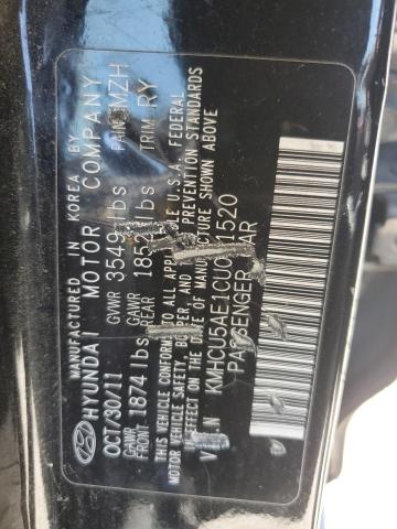 KMHCU5AE1CU031520 - 2012 HYUNDAI ACCENT GLS Qara foto 13