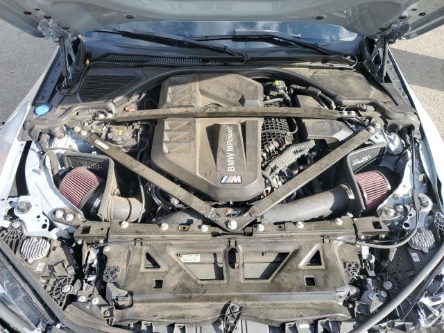 WBS33AY04NFM43795 - 2022 BMW M3 COMPETITION GRAY photo 11