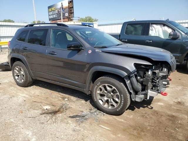 1C4PJMBX8ND555596 - 2022 JEEP CHEROKEE TRAILHAWK ნაცრისფერი ფოტო 4