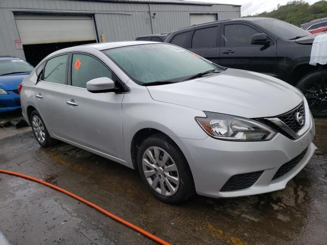 3N1AB7AP7HL655941 - 2017 NISSAN SENTRA S SILVER photo 4