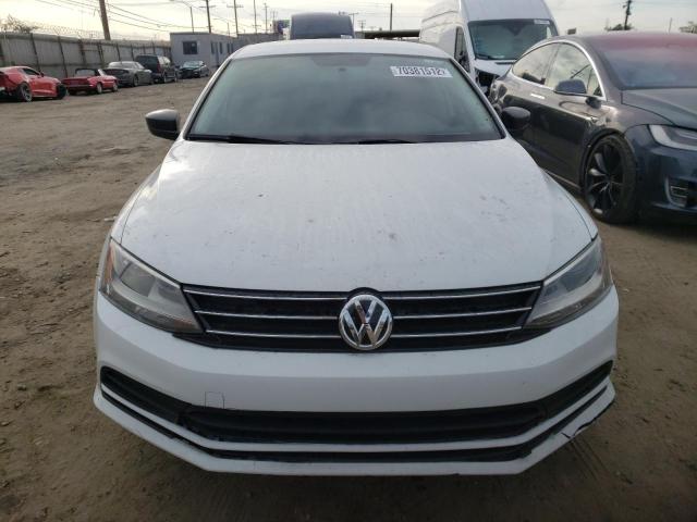 3VW2K7AJ6FM349525 - 2015 VOLKSWAGEN JETTA BASE WHITE photo 5