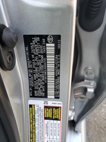 4T1B11HK0JU004735 - 2018 TOYOTA CAMRY L SILVER photo 12
