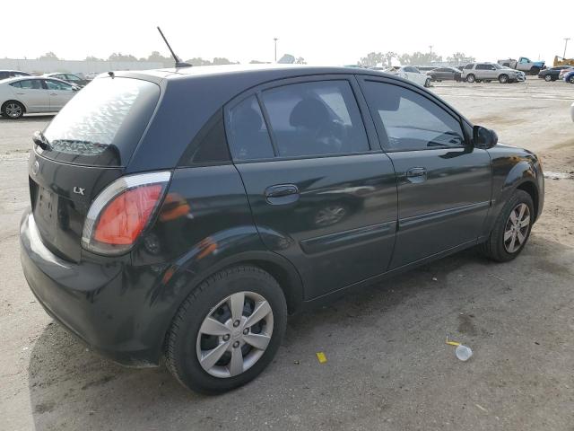 KNADH5A39B6732530 - 2011 KIA RIO BASE BLACK photo 3