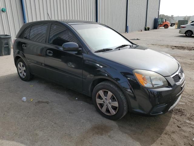 KNADH5A39B6732530 - 2011 KIA RIO BASE BLACK photo 4