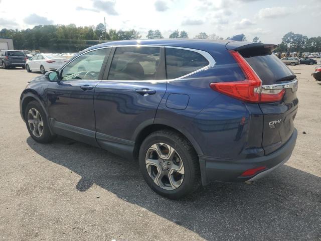 2HKRW2H55JH643949 - 2018 HONDA CR-V EX BLUE photo 2