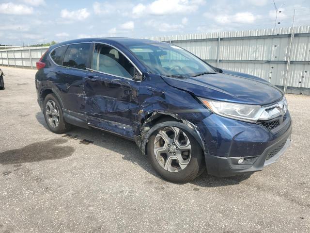 2HKRW2H55JH643949 - 2018 HONDA CR-V EX BLUE photo 4