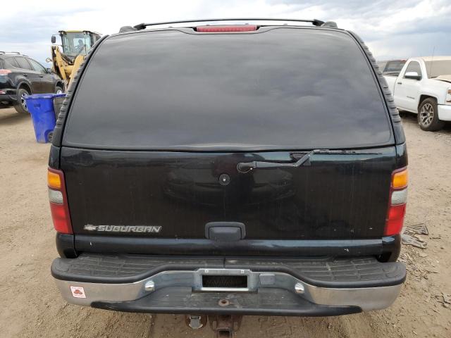 1GNFK16T61J281784 - 2001 CHEVROLET SUBURBAN K1500 BLACK photo 6