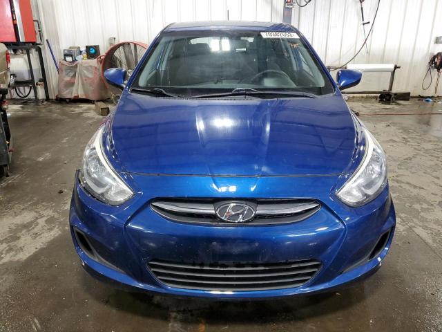 KMHCT5AEXFU199566 - 2015 HYUNDAI ACCENT GS BLUE photo 5