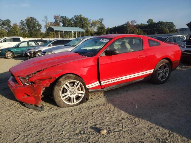 1ZVBP8AM2B5157035 - 2011 FORD MUSTANG RED photo 1