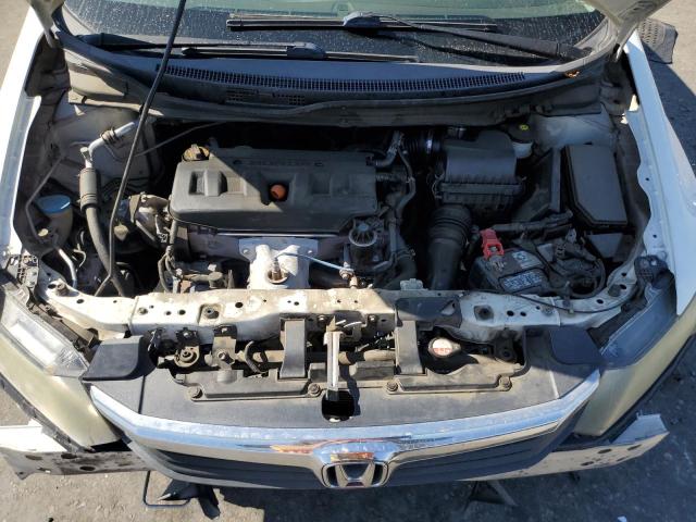 2HGFB2F86CH584564 - 2012 HONDA CIVIC EX WHITE photo 11