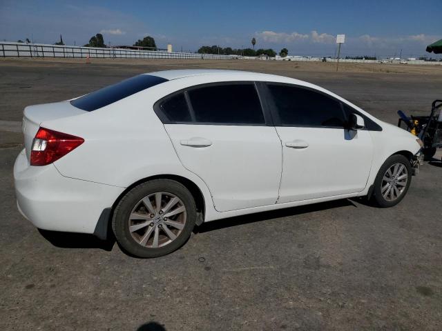 2HGFB2F86CH584564 - 2012 HONDA CIVIC EX WHITE photo 3