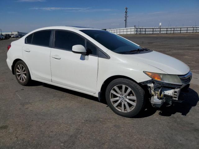 2HGFB2F86CH584564 - 2012 HONDA CIVIC EX WHITE photo 4