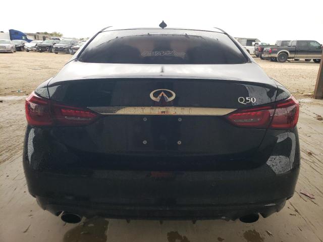 JN1EV7AP4JM355312 - 2018 INFINITI Q50 LUXE BLACK photo 6