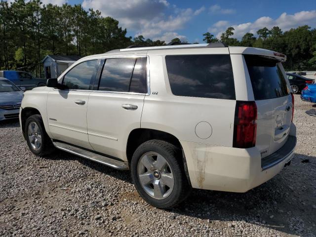 1GNSCCKC3FR171796 - 2015 CHEVROLET TAHOE C1500 LTZ WHITE photo 2