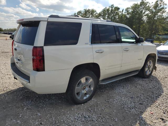 1GNSCCKC3FR171796 - 2015 CHEVROLET TAHOE C1500 LTZ WHITE photo 3