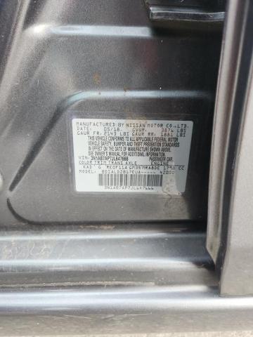 3N1AB7AP7JL647666 - 2018 NISSAN SENTRA S GRAY photo 13