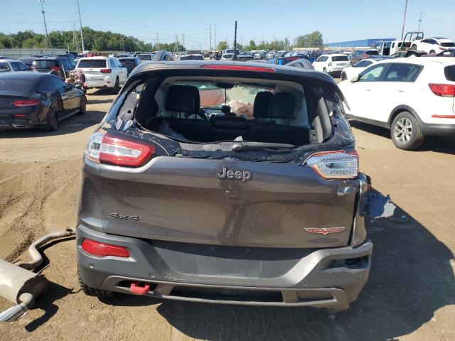 1C4PJMBS4HW644966 - 2017 JEEP CHEROKEE TRAILHAWK ნაცრისფერი ფოტო 6
