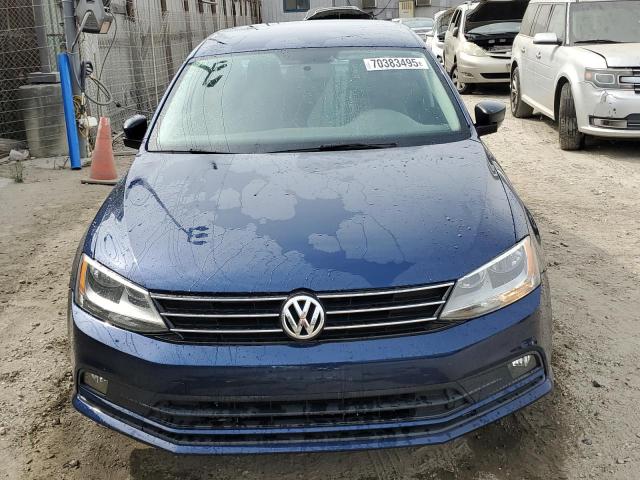 3VW2K7AJ2BM336622 - 2011 VOLKSWAGEN JETTA BASE BLUE photo 5