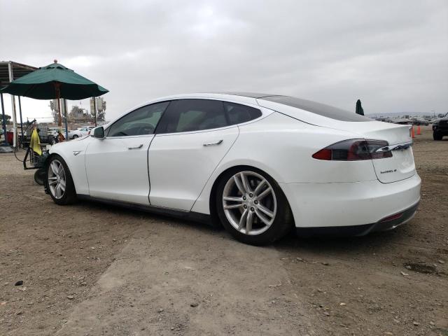 5YJSA1V13FF099100 - 2015 TESLA MODEL S 90 WHITE photo 2