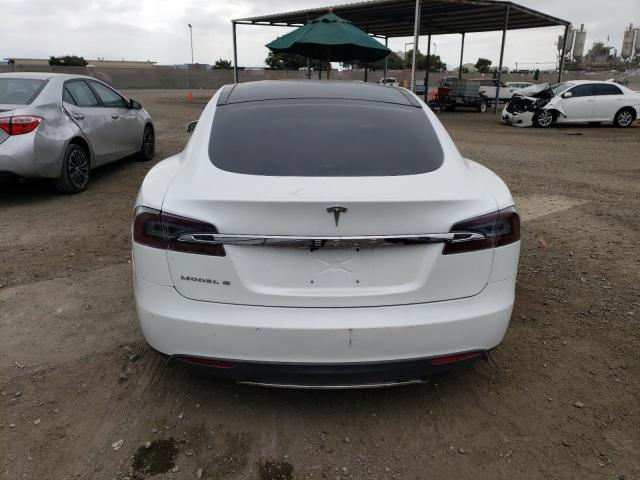 5YJSA1V13FF099100 - 2015 TESLA MODEL S 90 WHITE photo 6