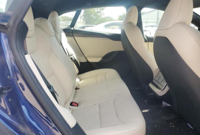 5YJSA1E53PF500536 - 2023 TESLA MODEL S أزرق صورة 10