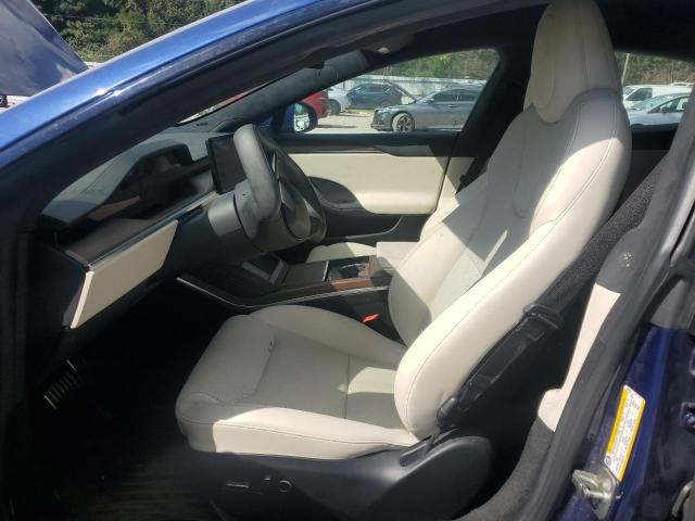 5YJSA1E53PF500536 - 2023 TESLA MODEL S أزرق صورة 7
