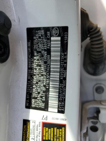 4T1BF1FK7HU436088 - 2017 TOYOTA CAMRY LE WHITE photo 13