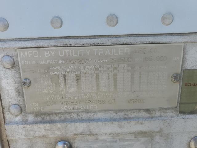 1UYVS25378P418803 - 2008 UTILITY TRAILER WHITE photo 10