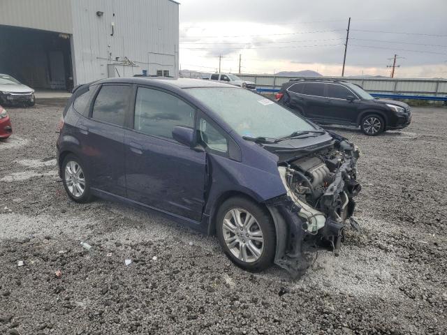 JHMGE88639S063892 - 2009 HONDA FIT SPORT BLUE photo 4