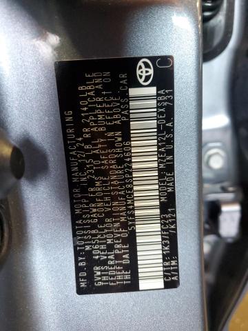 5YFS4MCE8SP224606 - 2025 TOYOTA COROLLA SE 灰色 照片 13