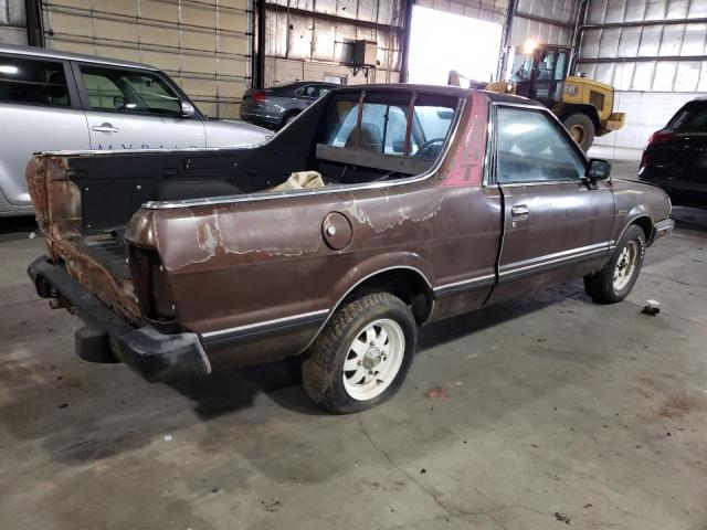 JF3AU53B8GE503174 - 1986 SUBARU BRAT GL BROWN photo 3