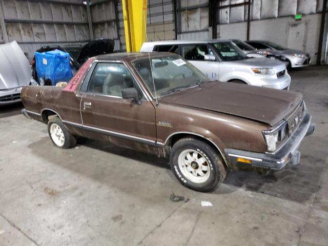 JF3AU53B8GE503174 - 1986 SUBARU BRAT GL BROWN photo 4