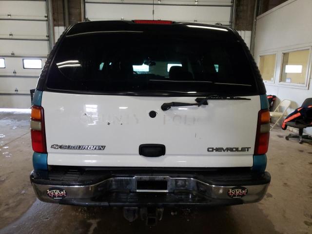 3GNGK26UX3G284825 - 2003 CHEVROLET SUBURBAN K2500 WHITE photo 6