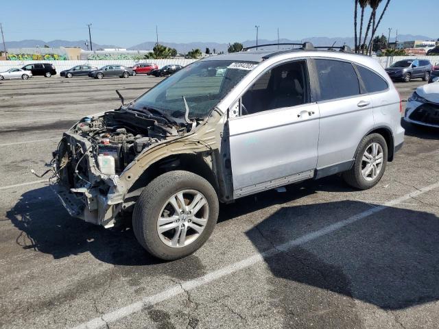 5J6RE4H75AL093187 - 2010 HONDA CR-V EXL SILVER photo 1