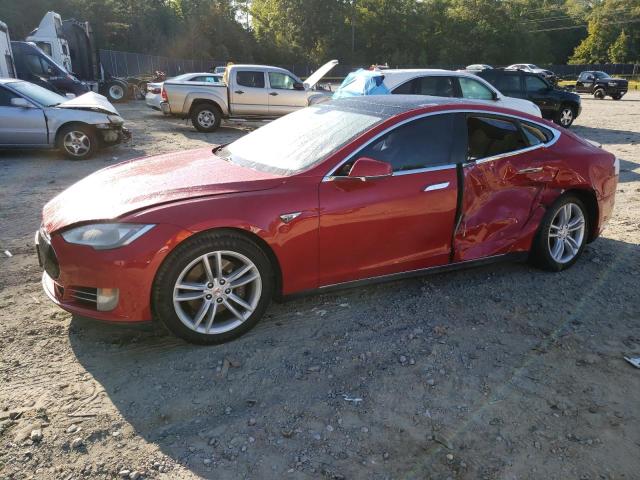 5YJSA1CGXDFP23737 - 2013 TESLA MODEL S წითელი ფოტო 1