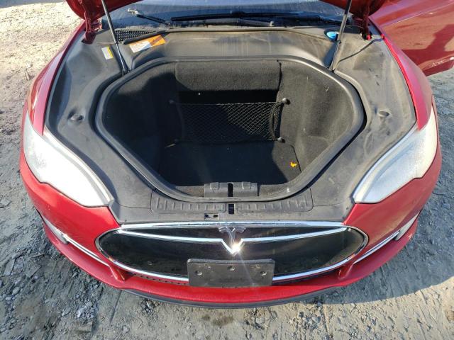 5YJSA1CGXDFP23737 - 2013 TESLA MODEL S წითელი ფოტო 11