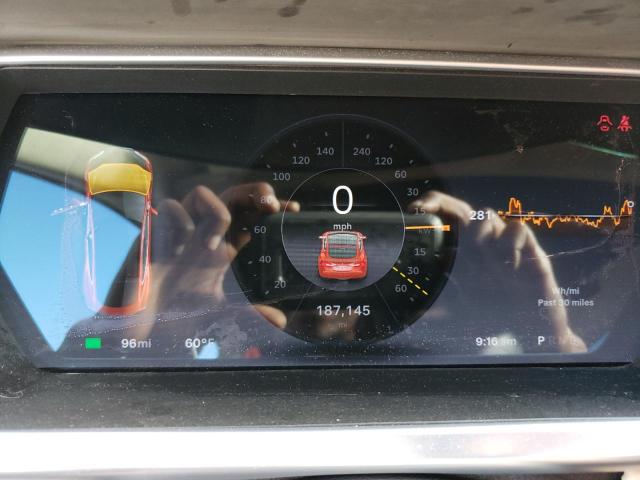 5YJSA1CGXDFP23737 - 2013 TESLA MODEL S წითელი ფოტო 9