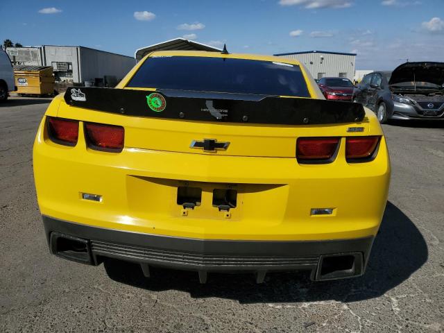 2G1FJ1EJ5A9141967 - 2010 CHEVROLET CAMARO SS YELLOW photo 6