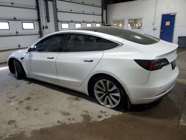 5YJ3E1EB7LF638542 - 2020 TESLA MODEL 3 WHITE photo 2
