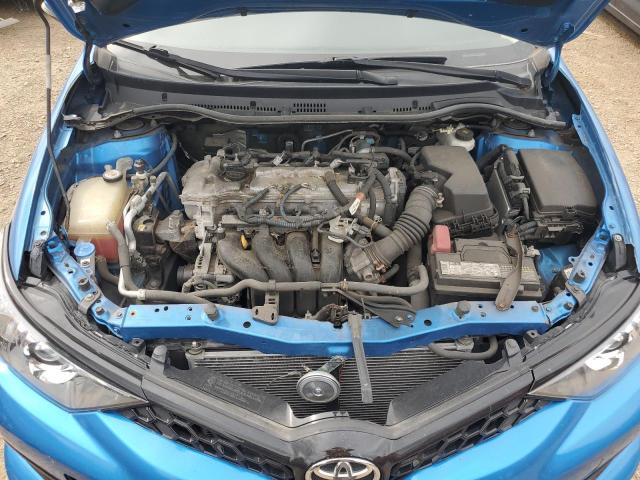 JTNKARJE5HJ551434 - 2017 TOYOTA COROLLA IM Կապույտ լուսանկար 11