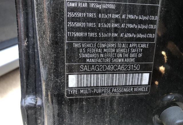 SALAG2D49CA623150 - 2012 LAND ROVER LR4 HSE 黑色 照片 10