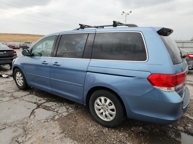 5FNRL3H72AB050533 - 2010 HONDA ODYSSEY EXL BLUE photo 2