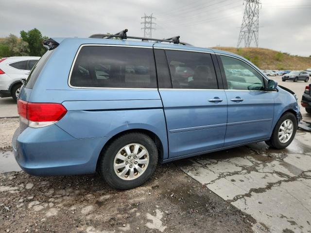 5FNRL3H72AB050533 - 2010 HONDA ODYSSEY EXL BLUE photo 3